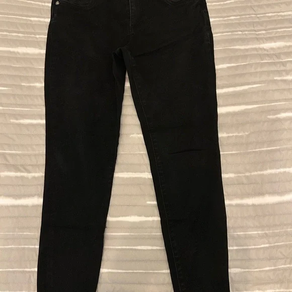 Kut From The Kloth Carlos Skinny Jeans Black Size 8 Ankle - Picture 1 of 3